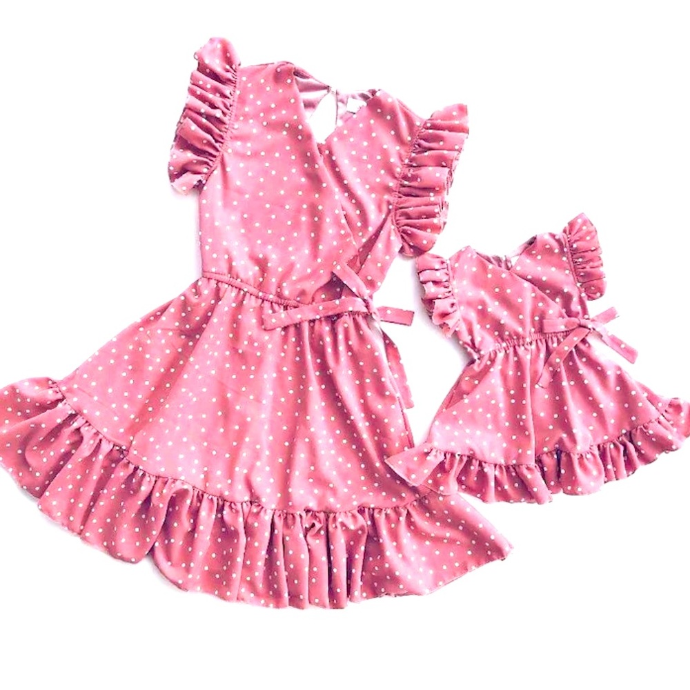 Mommy and me matching dresses